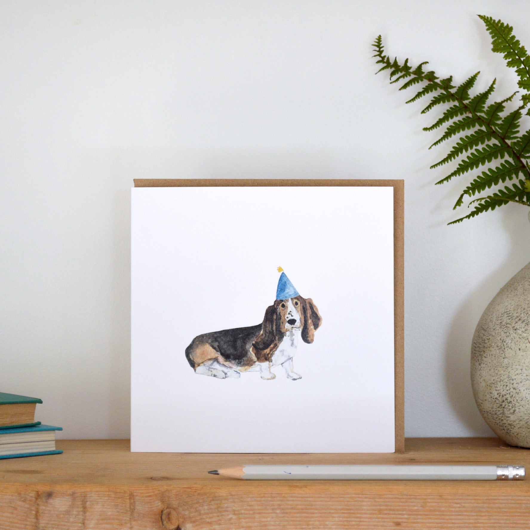 Basset Hound Card
