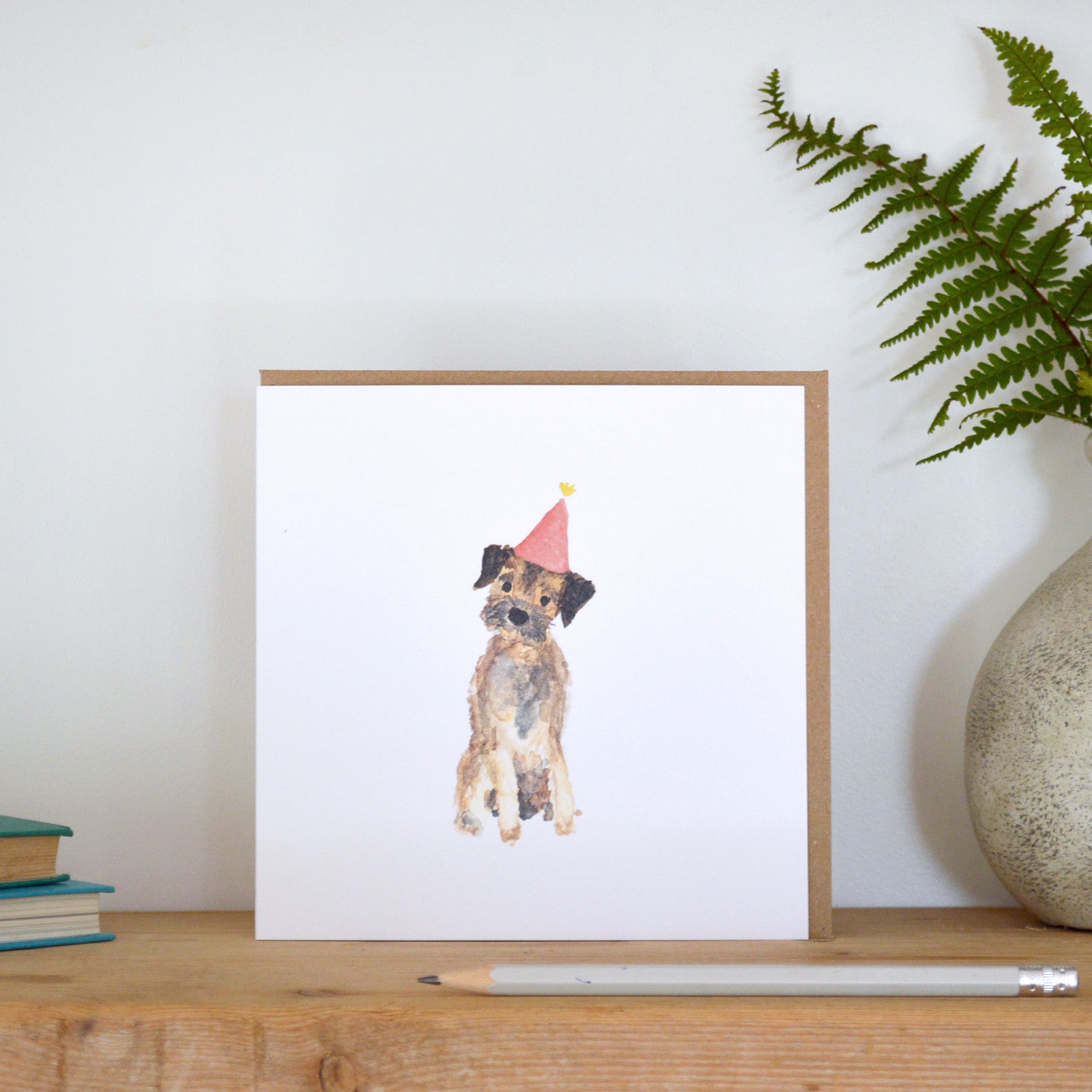Border Terrier Card