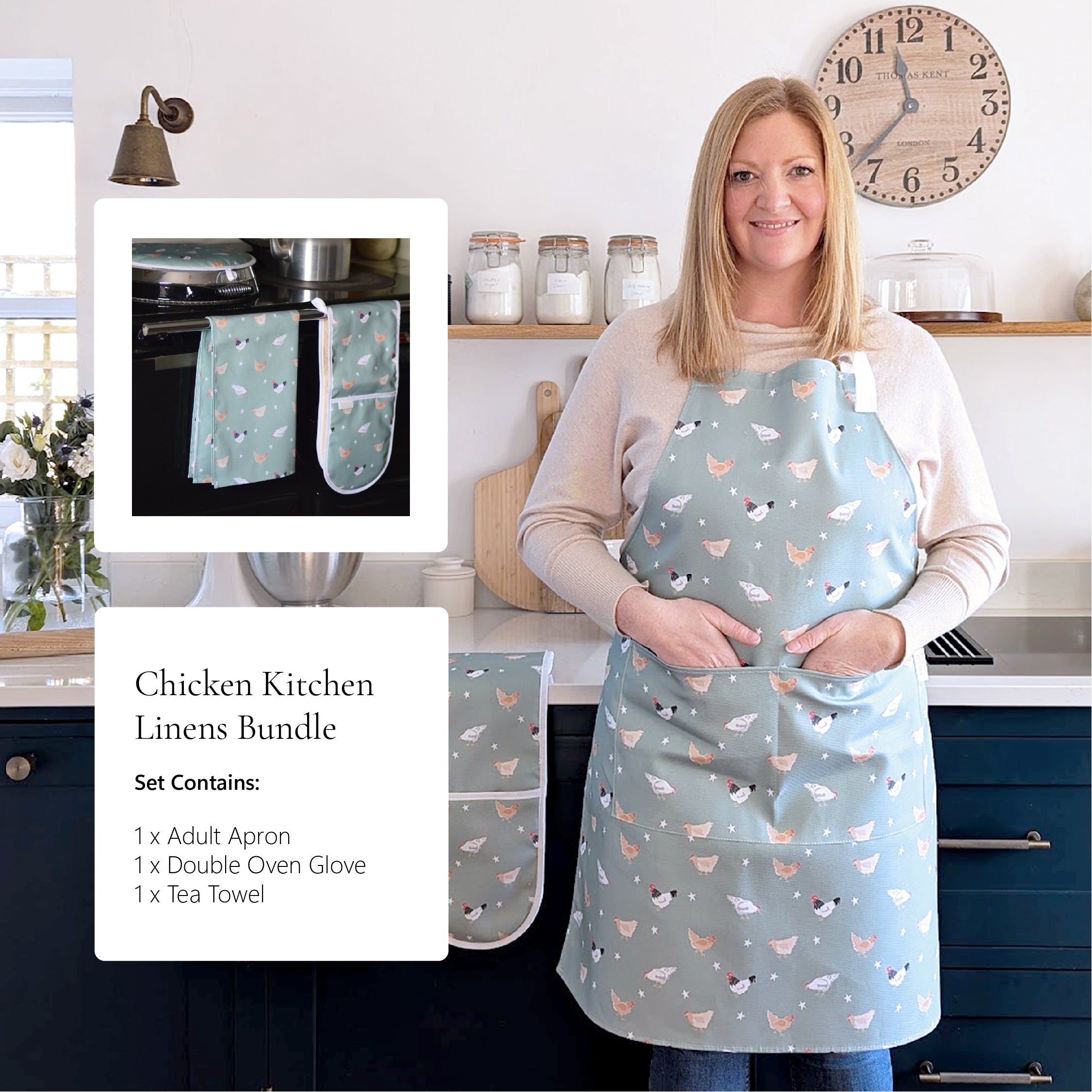 Chicken Kitchen Linens Bundle