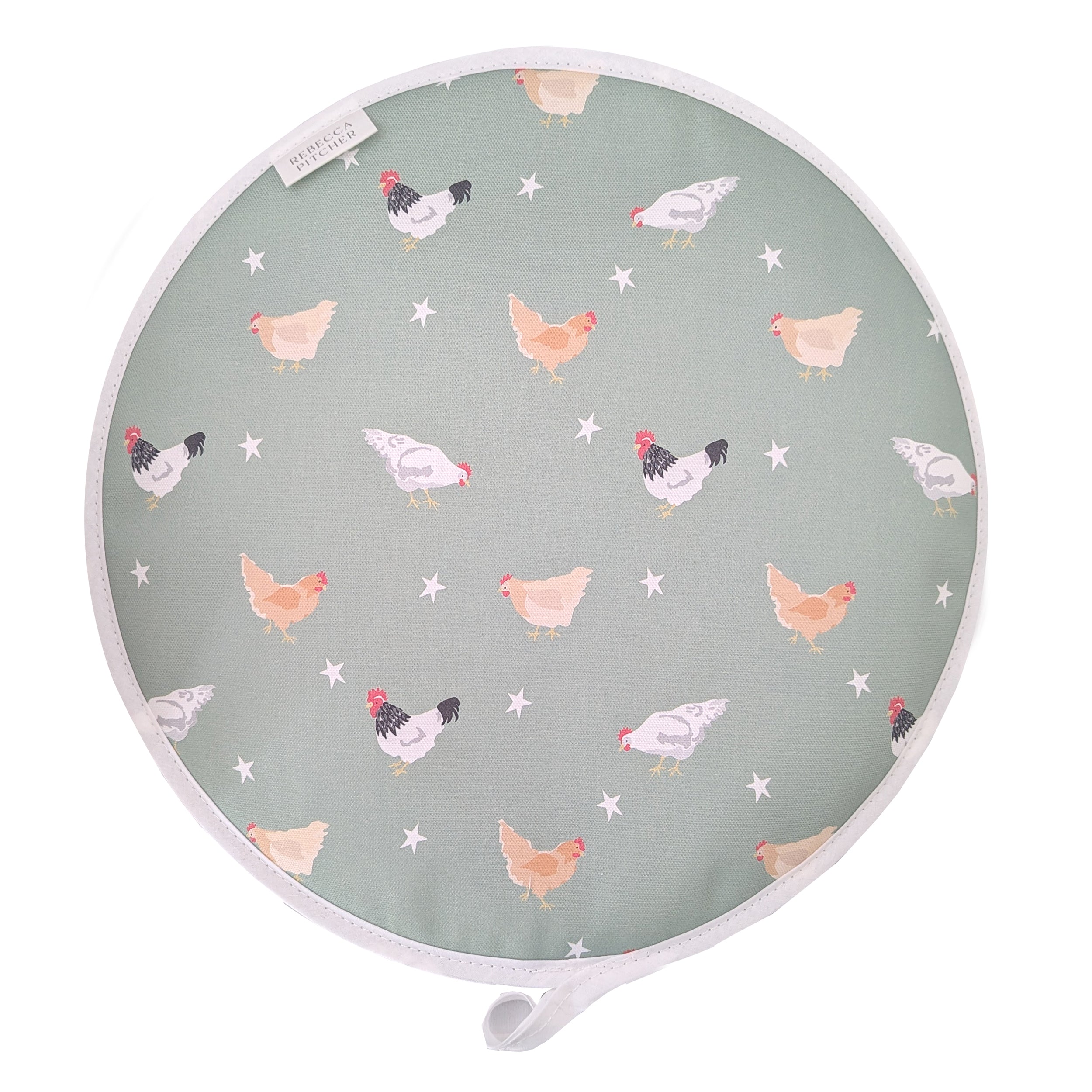 Chickens Circular Hob Cover