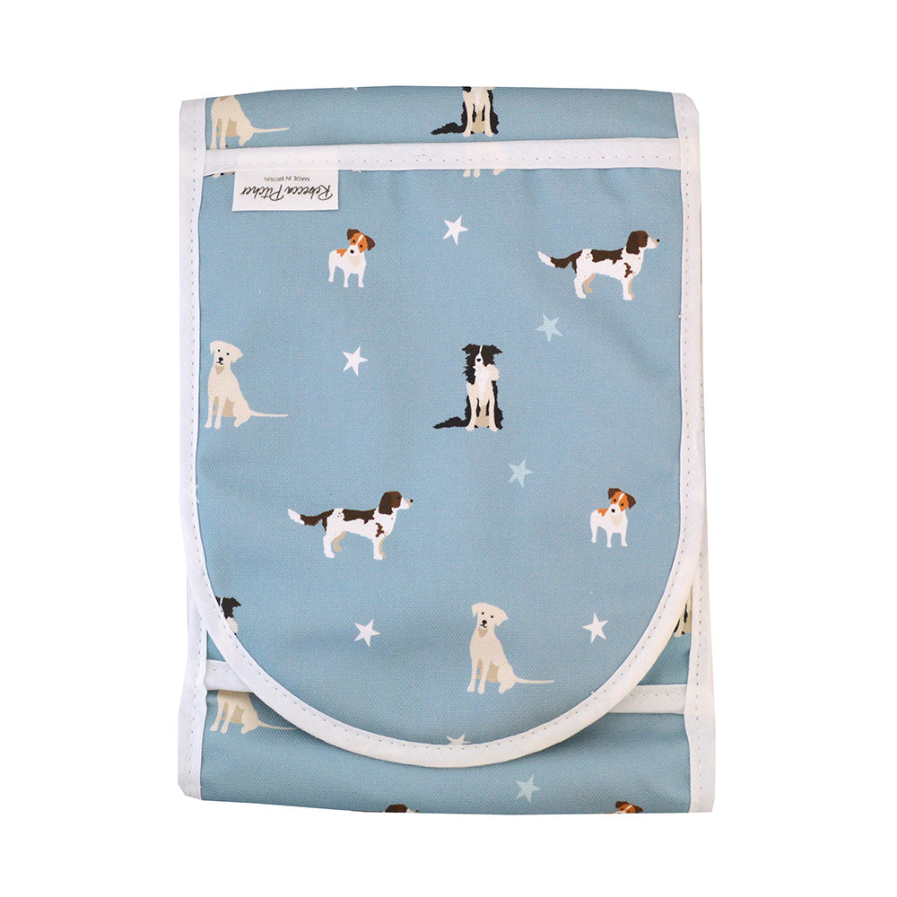 Blue dog design ovengloves