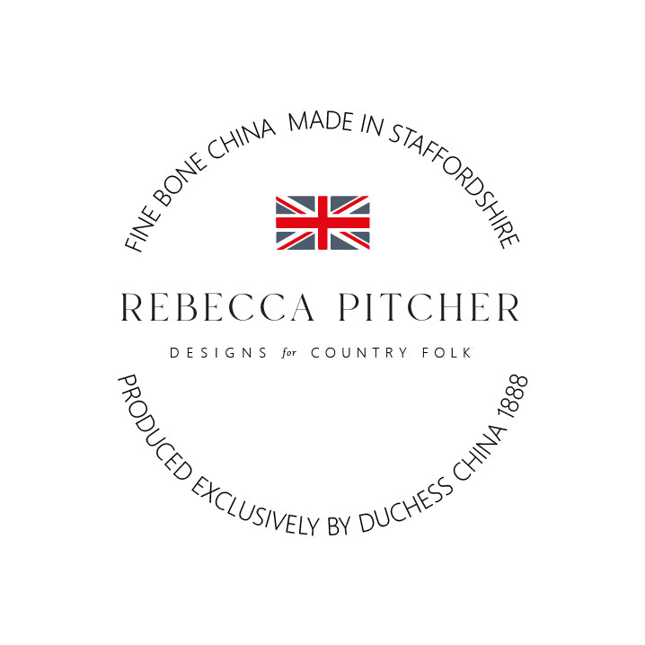 Rebecca Pitcher Fine Bone China Backstamp