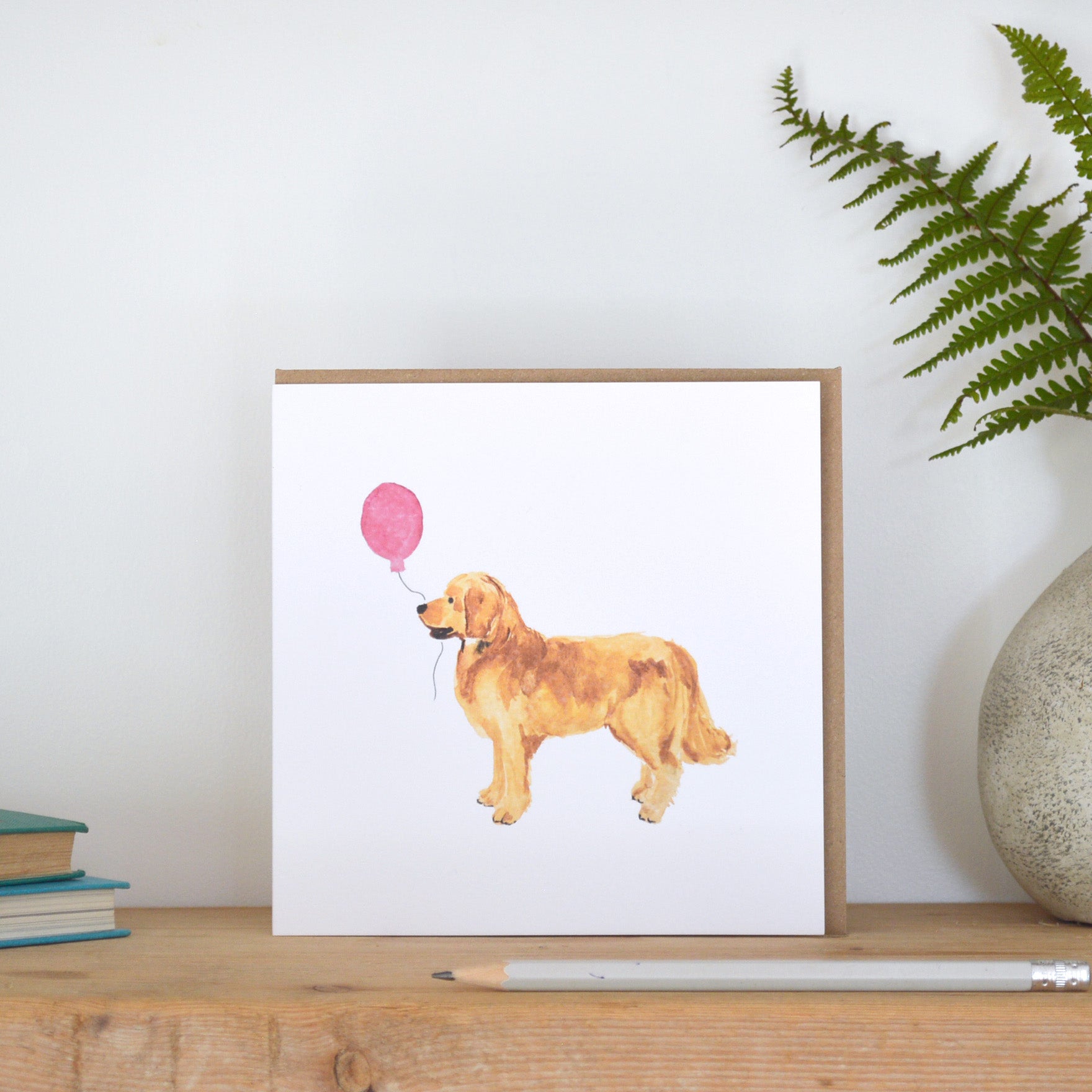 Golden Retriever Card