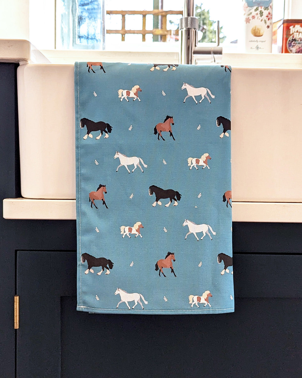 Horses Tea Towel