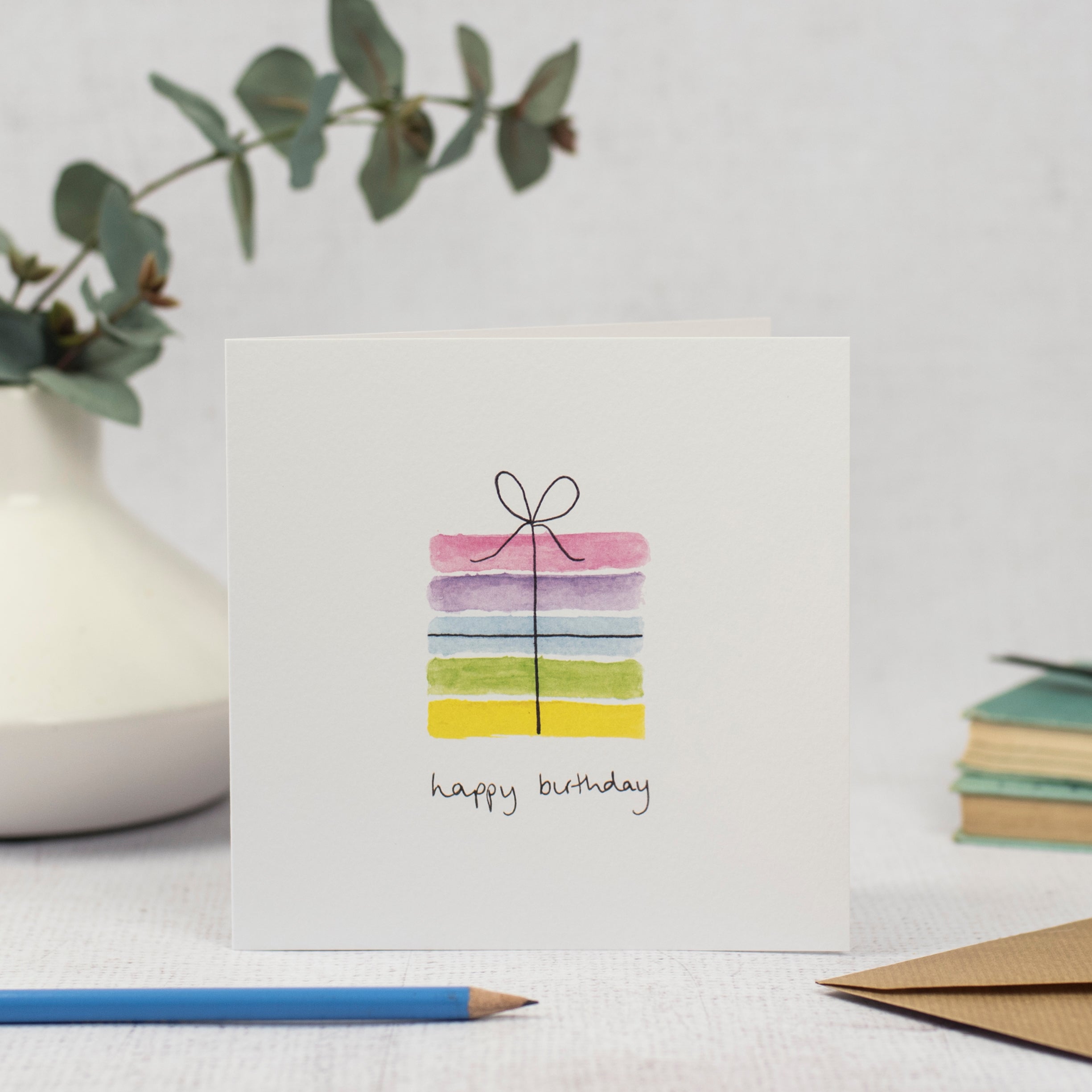 Happy Birthday Present Card