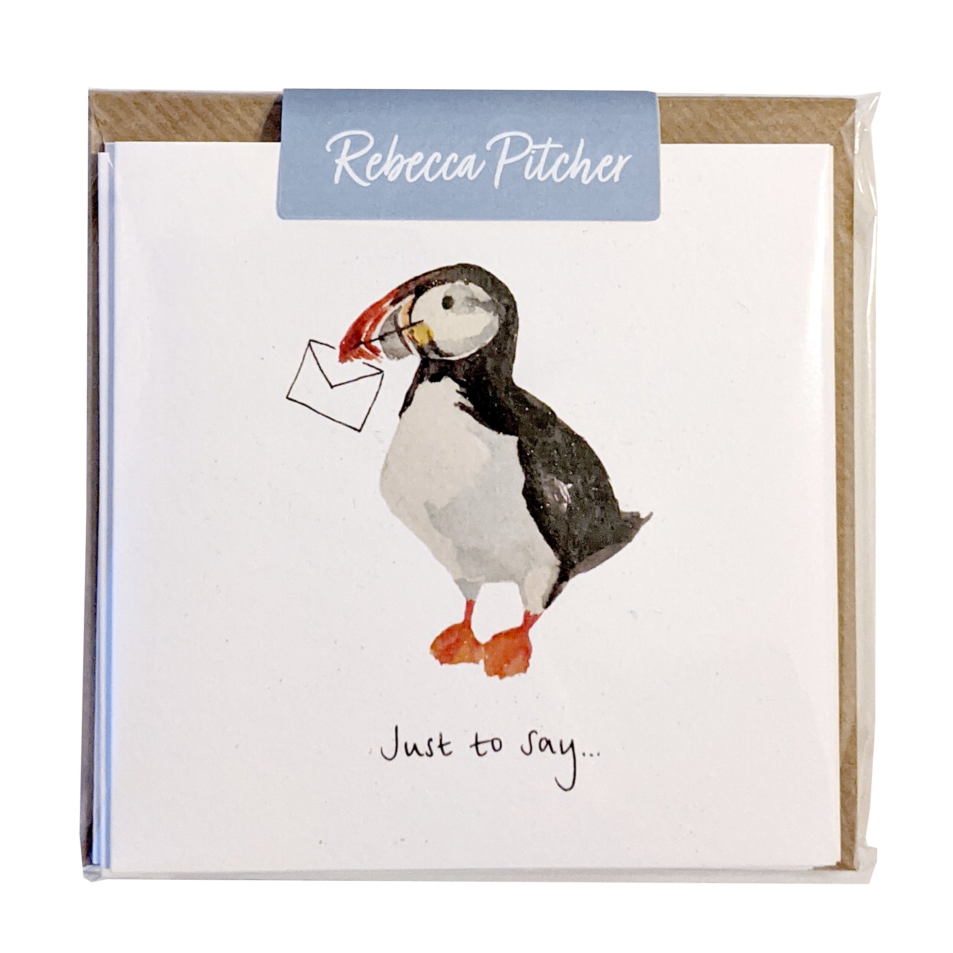 Puffin Notecards by Rebecca Pitcher
