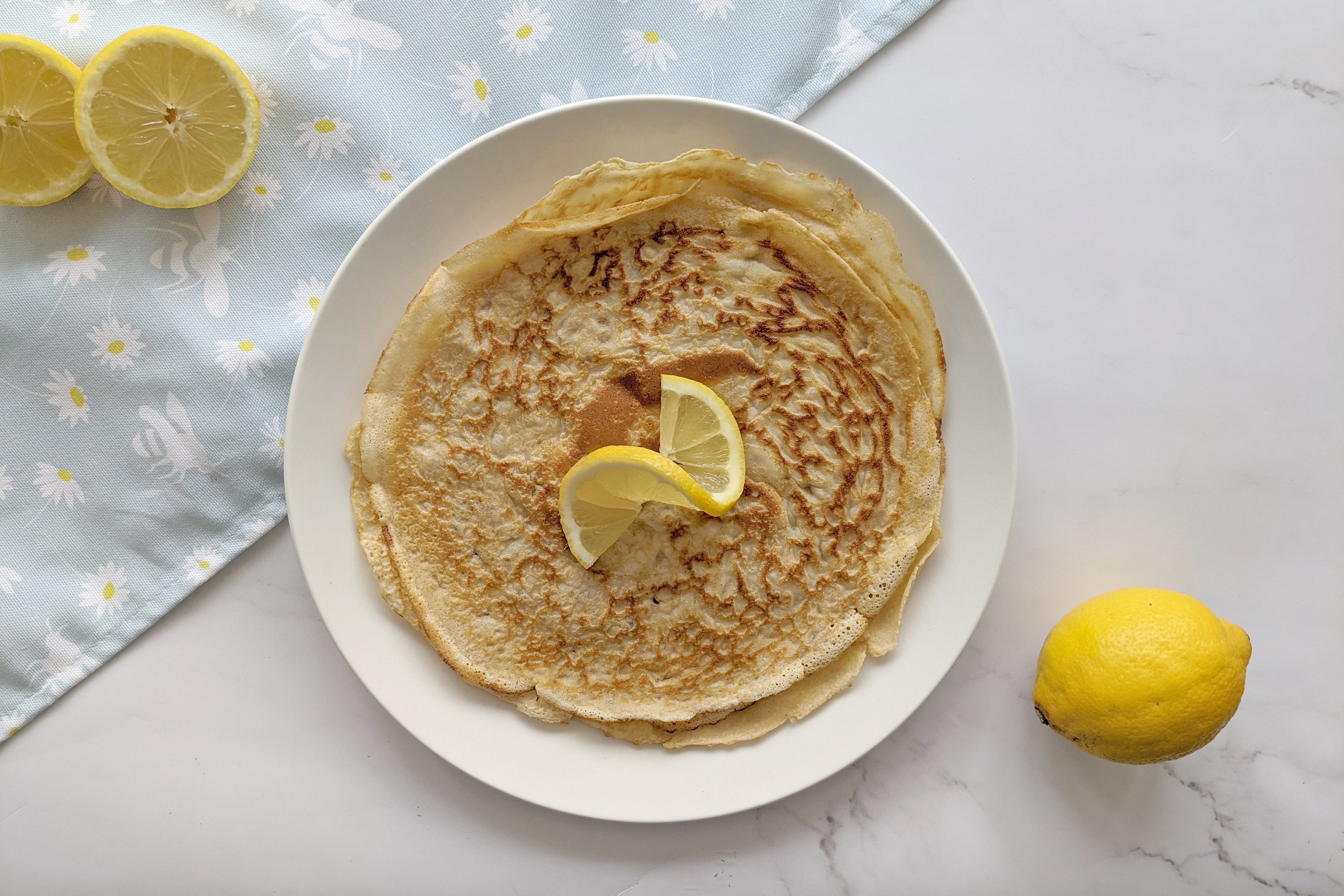 Lemon Pancakes Daisy & Bee Tea Towel