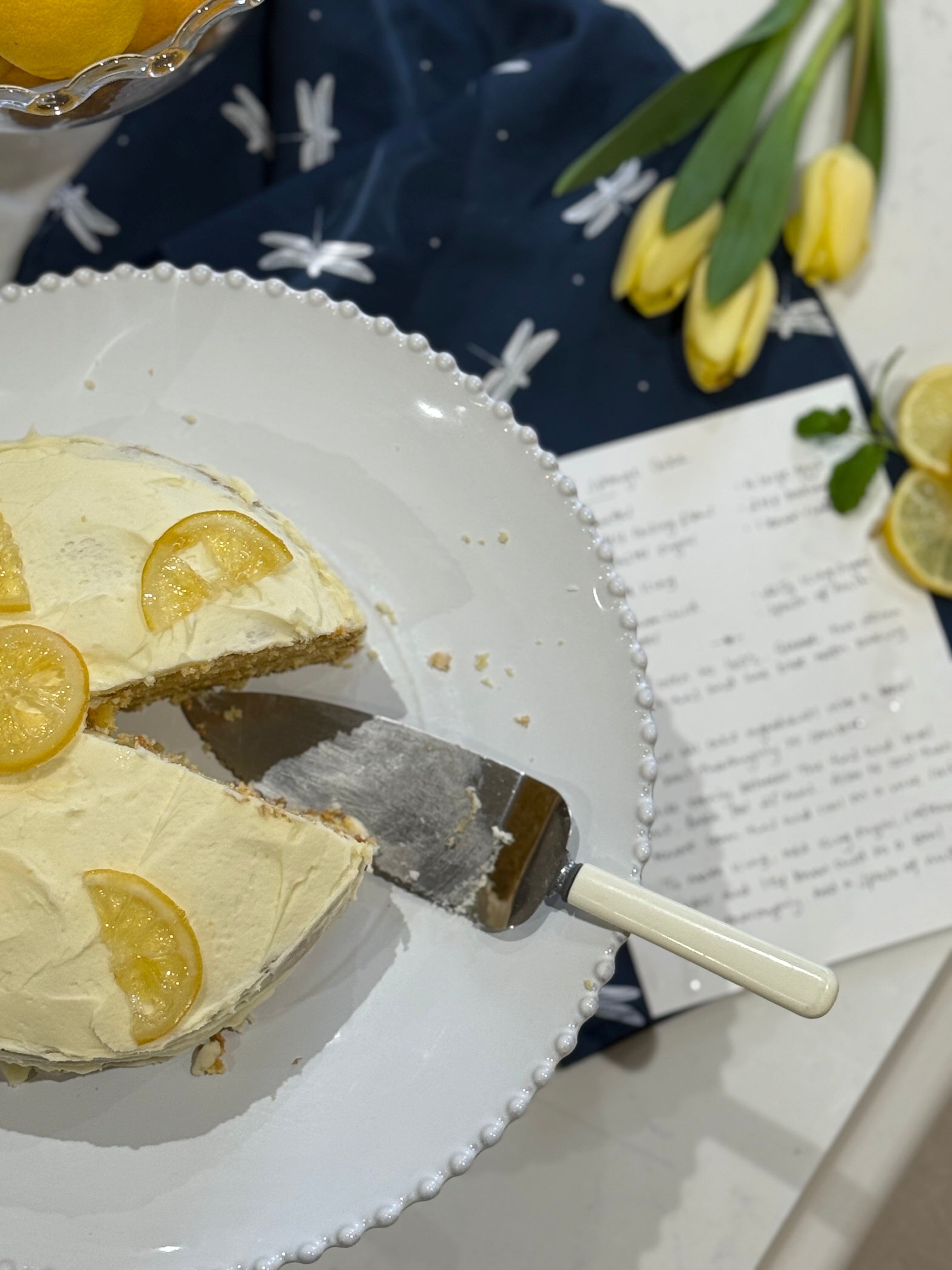 Lemon Sponge Cake Recipe