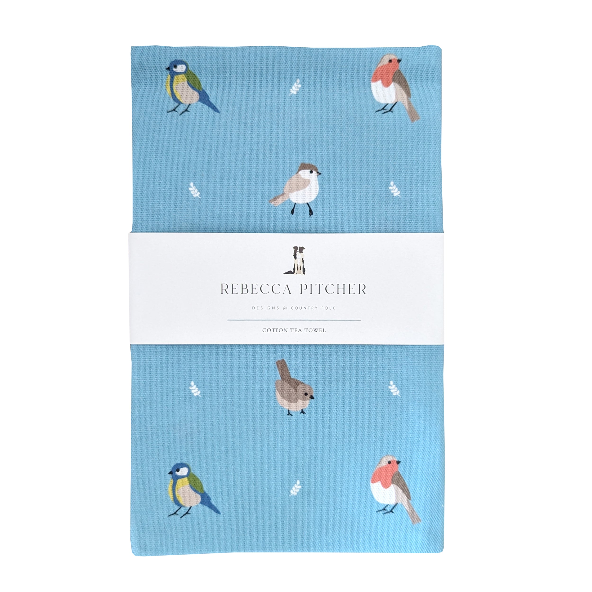 Garden Birds Tea Towel