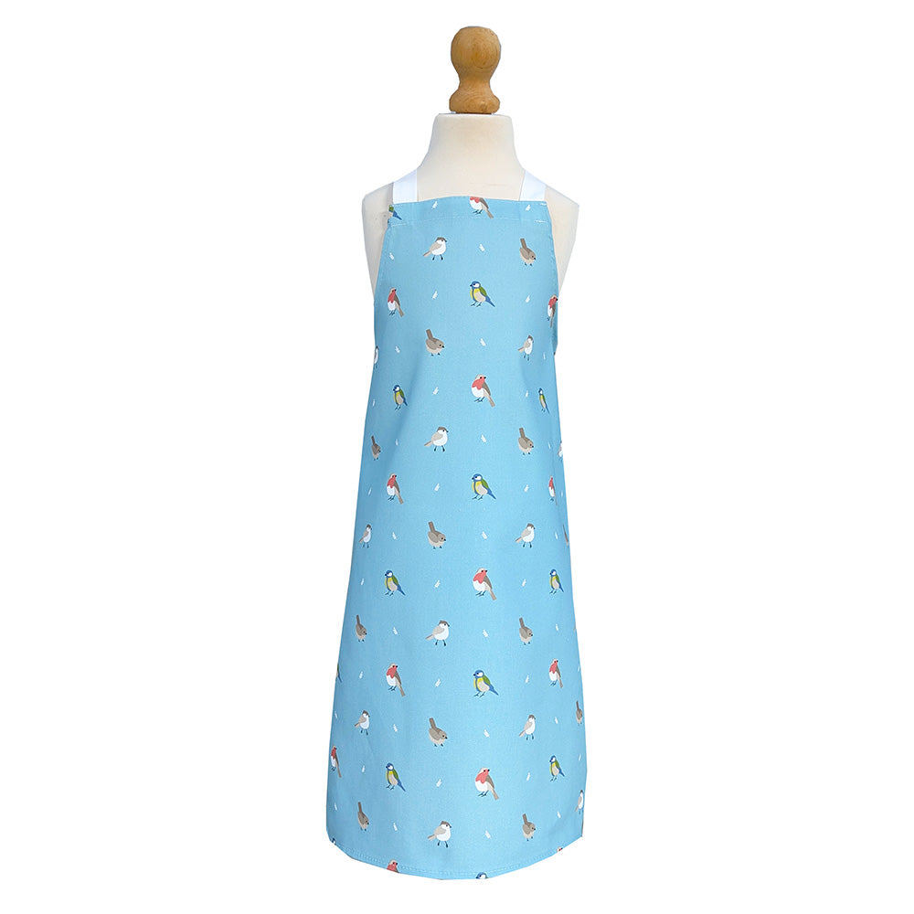 Garden Birds design kids apron
