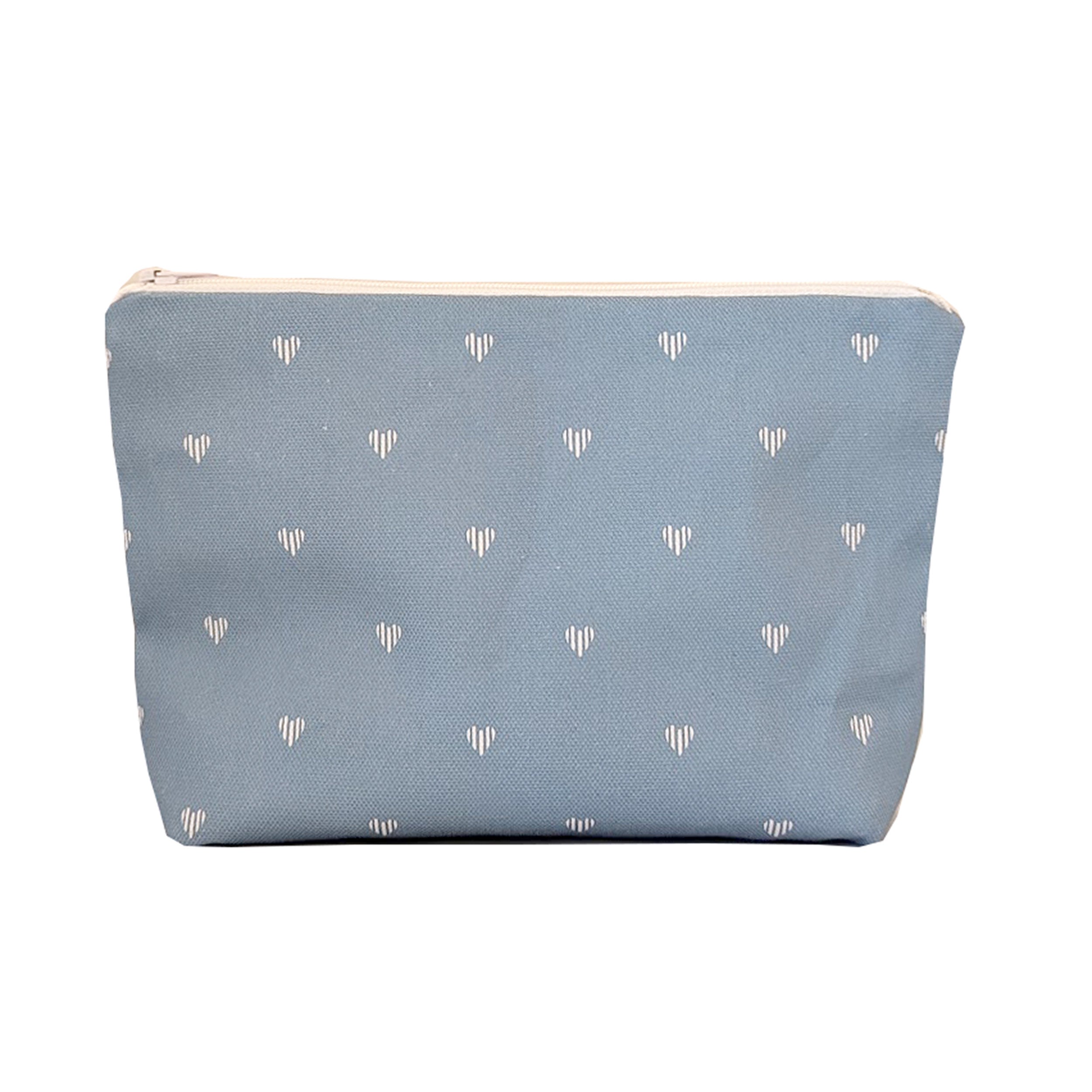 Blue Hearts Makeup bag