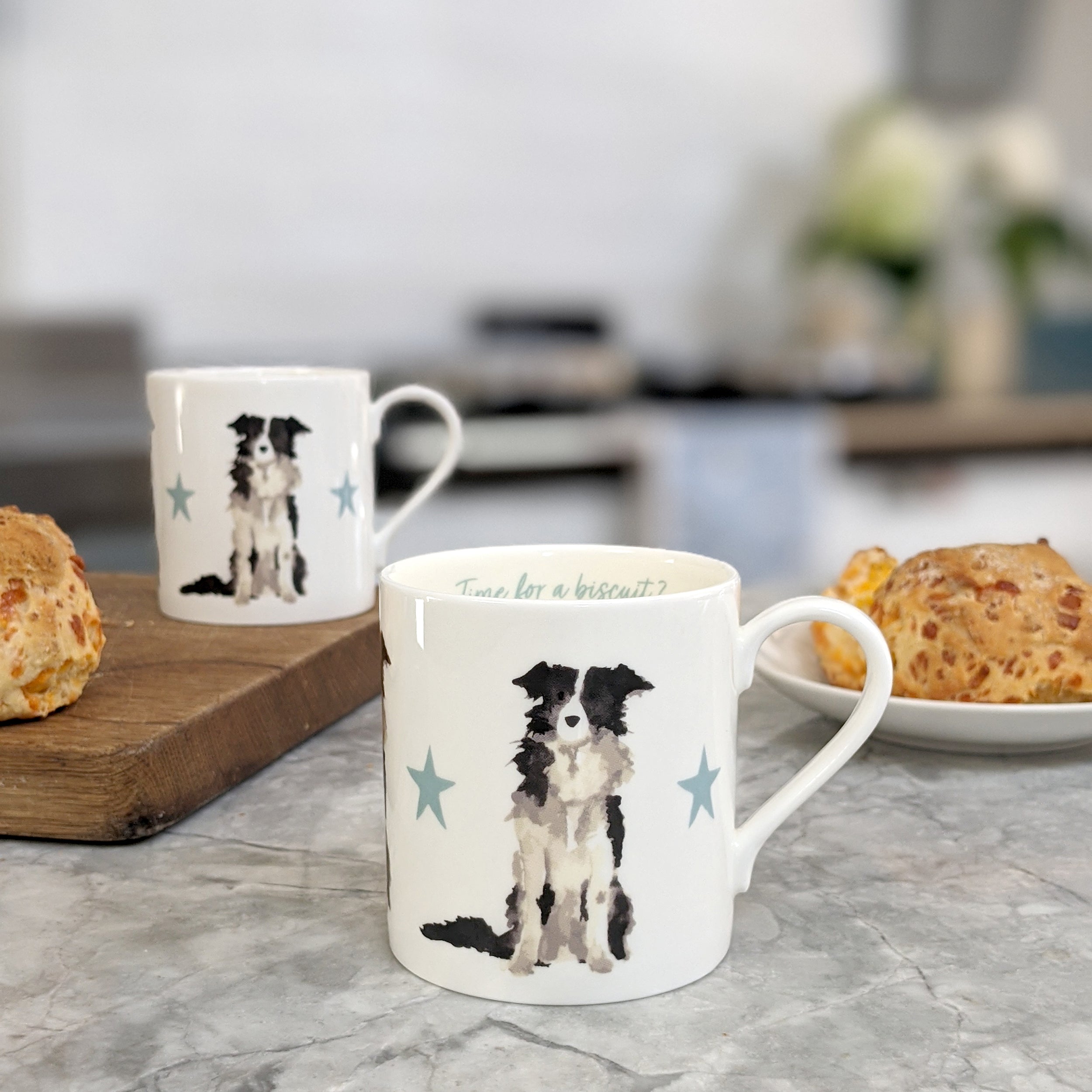 Collie Fine Bone China Mug