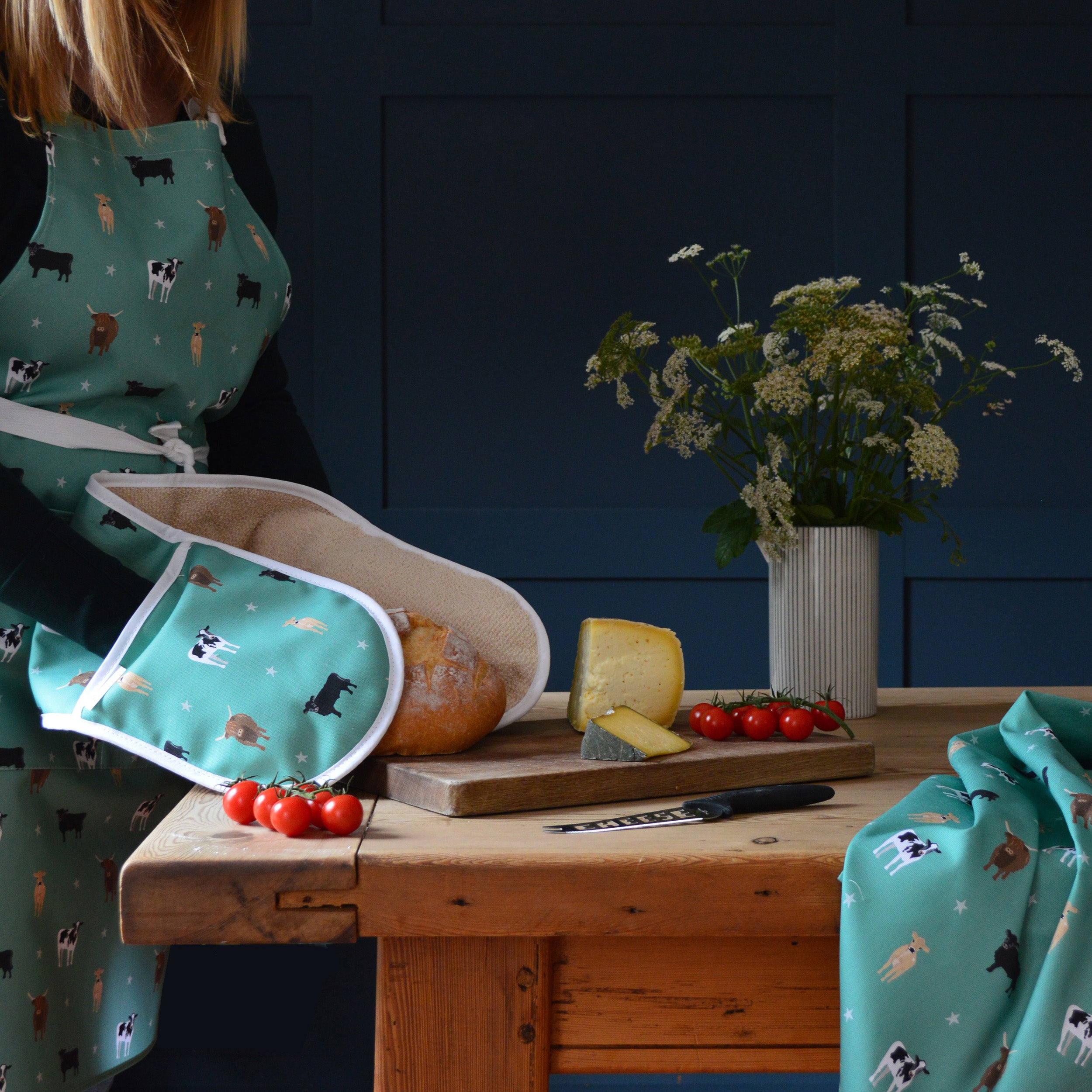 Green Cow Kitchen Textiles