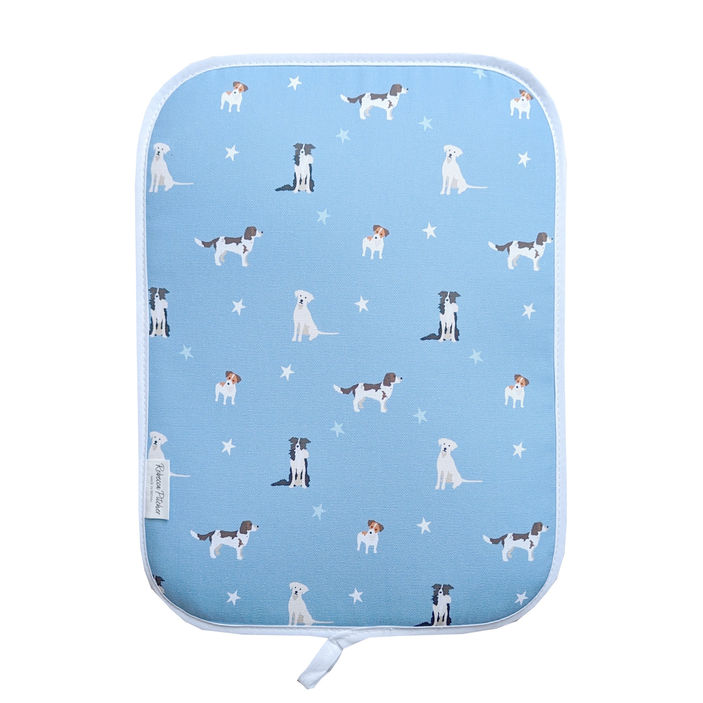 Dogs Rectangular Hob Cover by Rebecca Pitcher