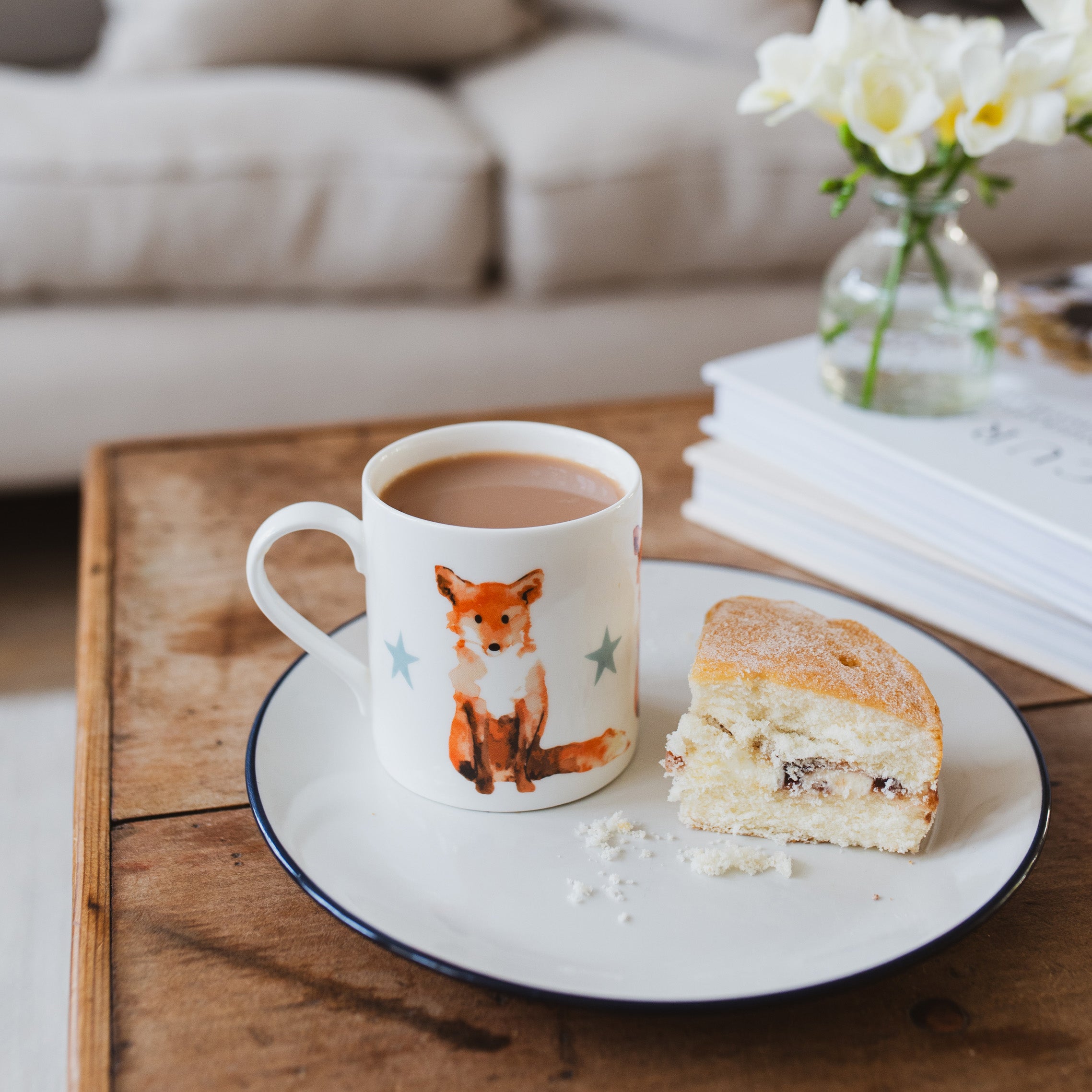 Fox Fine Bone China Mug