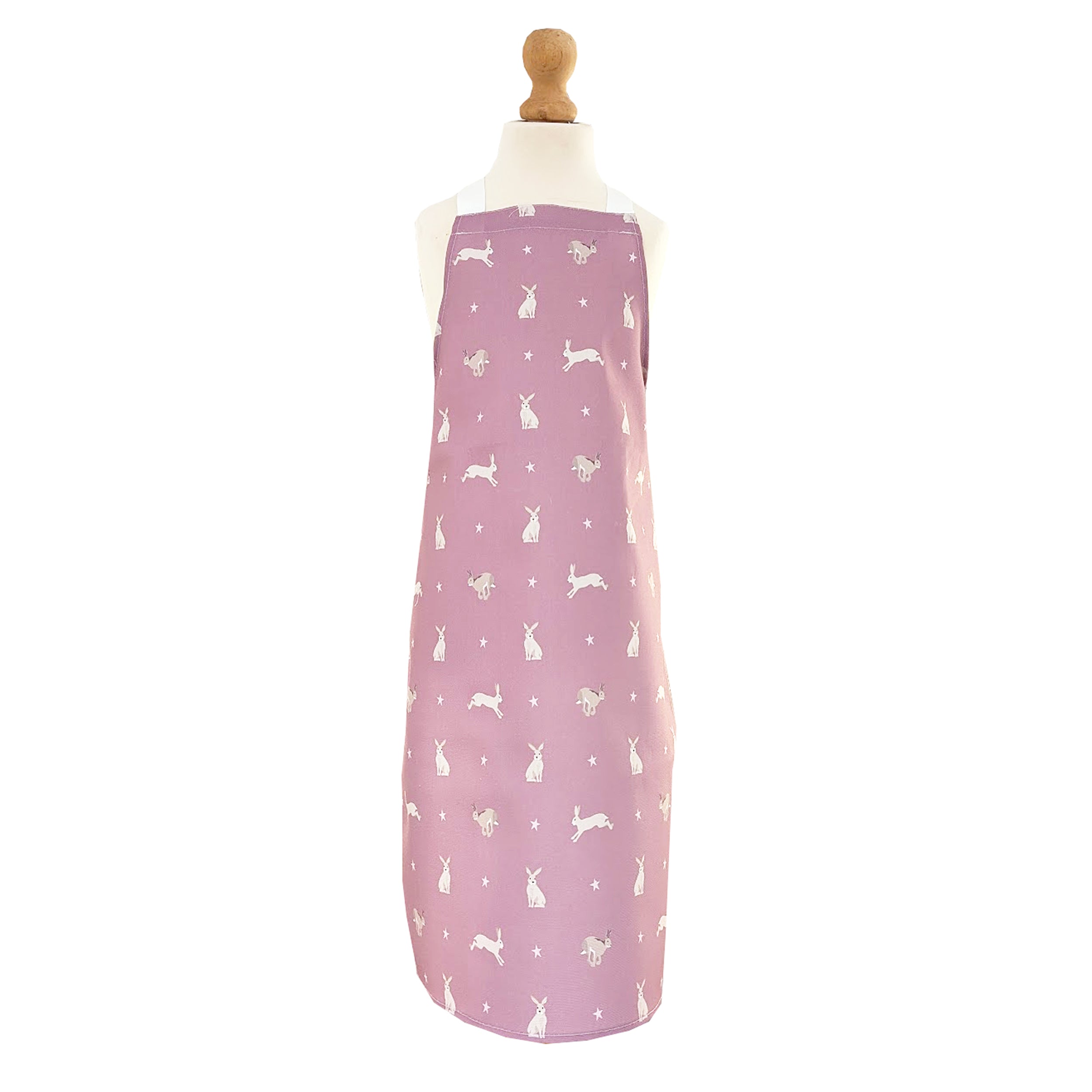 Pink Hare design children's apron