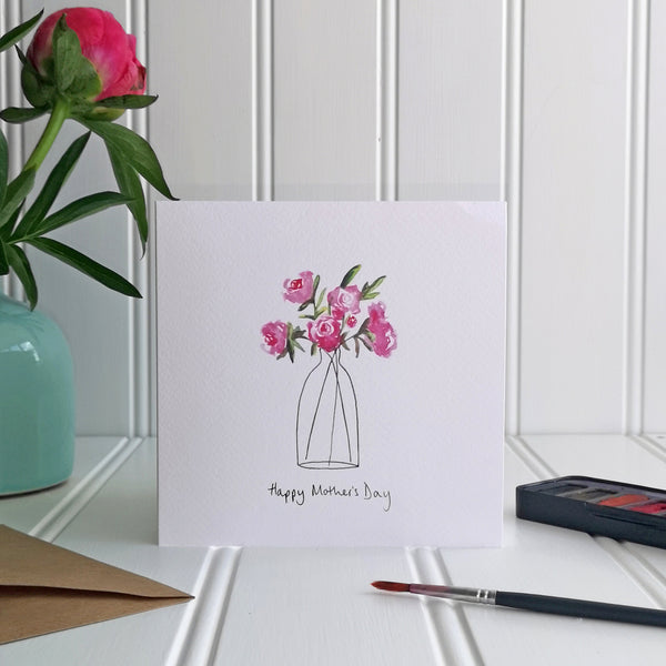 Mother's Day Peonies Card