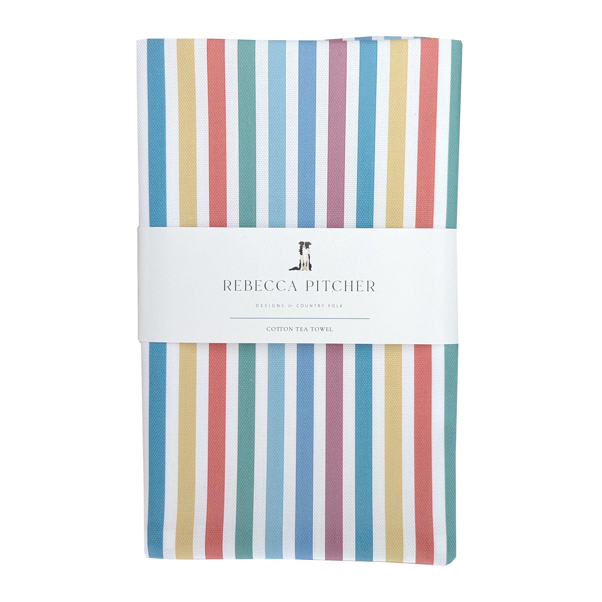 Multi Stripe Tea Towel