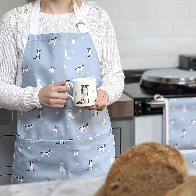 Dogs Adult Apron by Rebecca Pitcher
