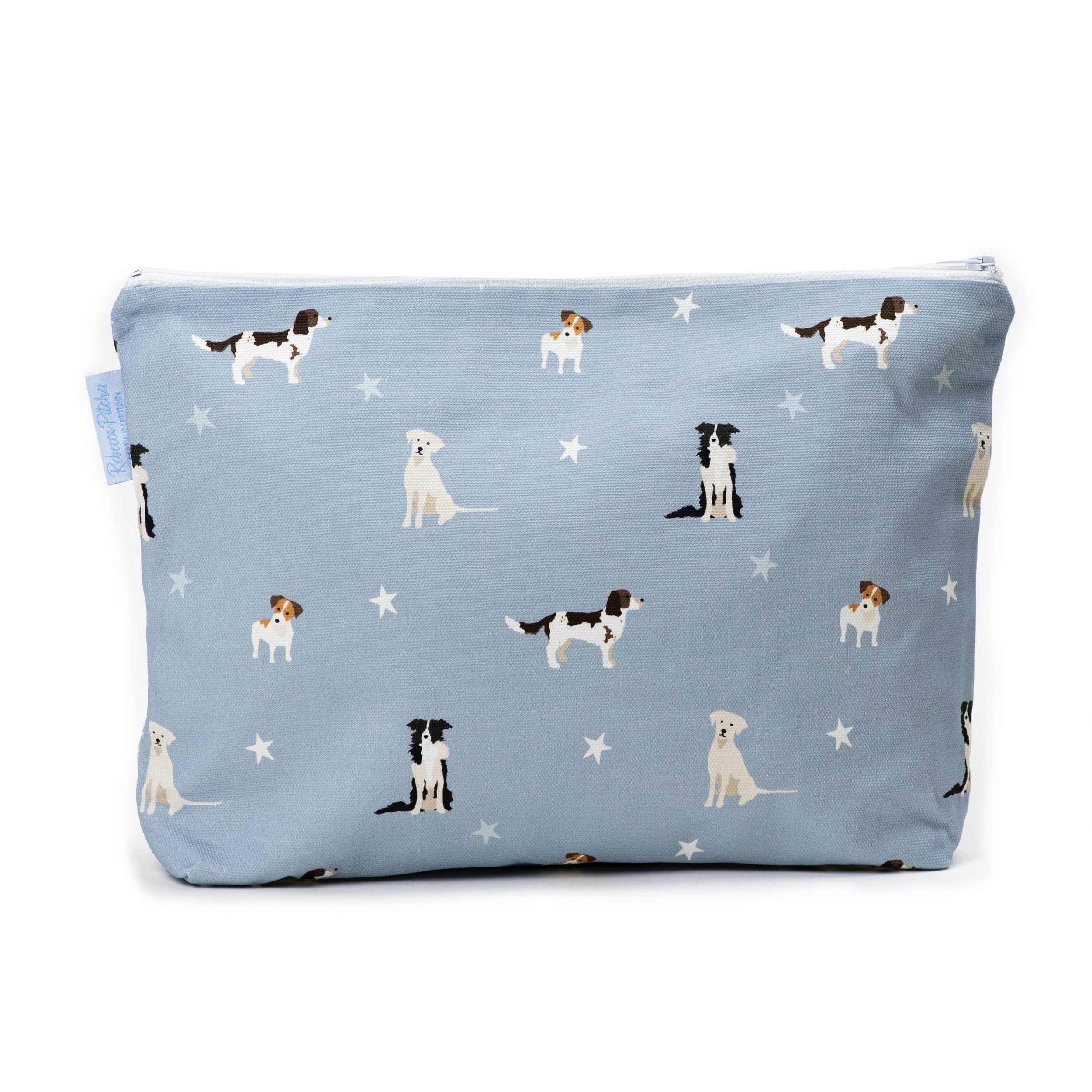 Dogs Washbag by Rebecca Pitcher