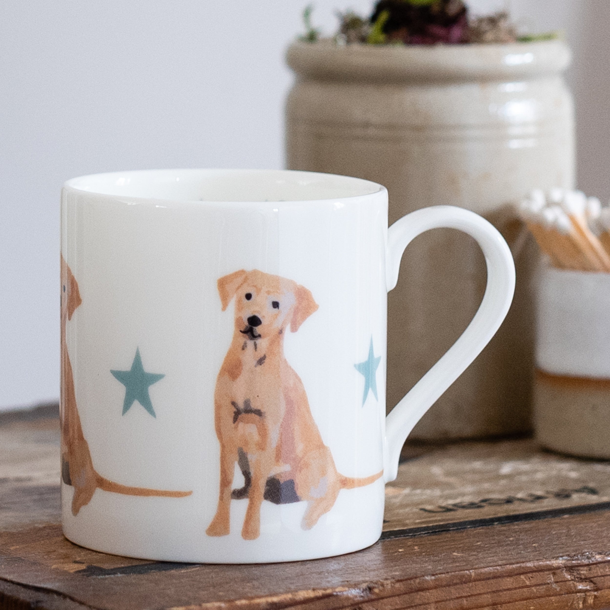 Golden Labrador Fine Bone China Mug