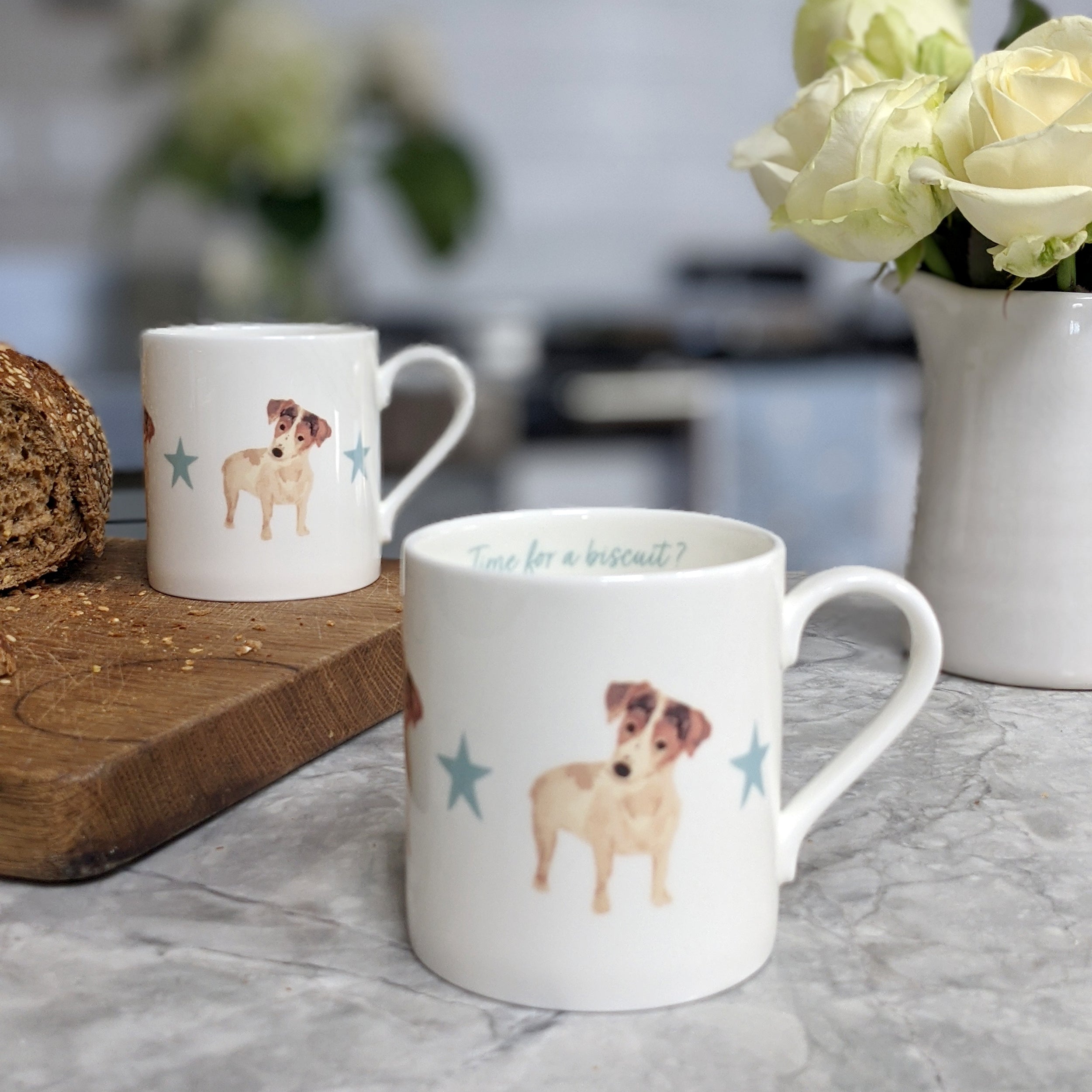 Jack Russell Fine Bone China Mug